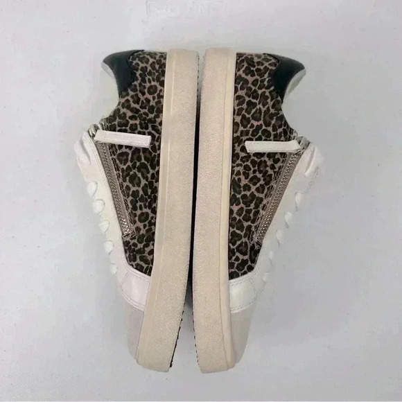STEVE MADDEN Women’s PARKA Animal Print Studded Low Top Leather Sneakers SIZE 7M - Picture 6 of 12